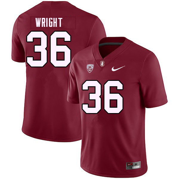 Youth #36 Collin Wright Stanford Cardinal College 2023 Football Stitched Jerseys Sale-Cardinal